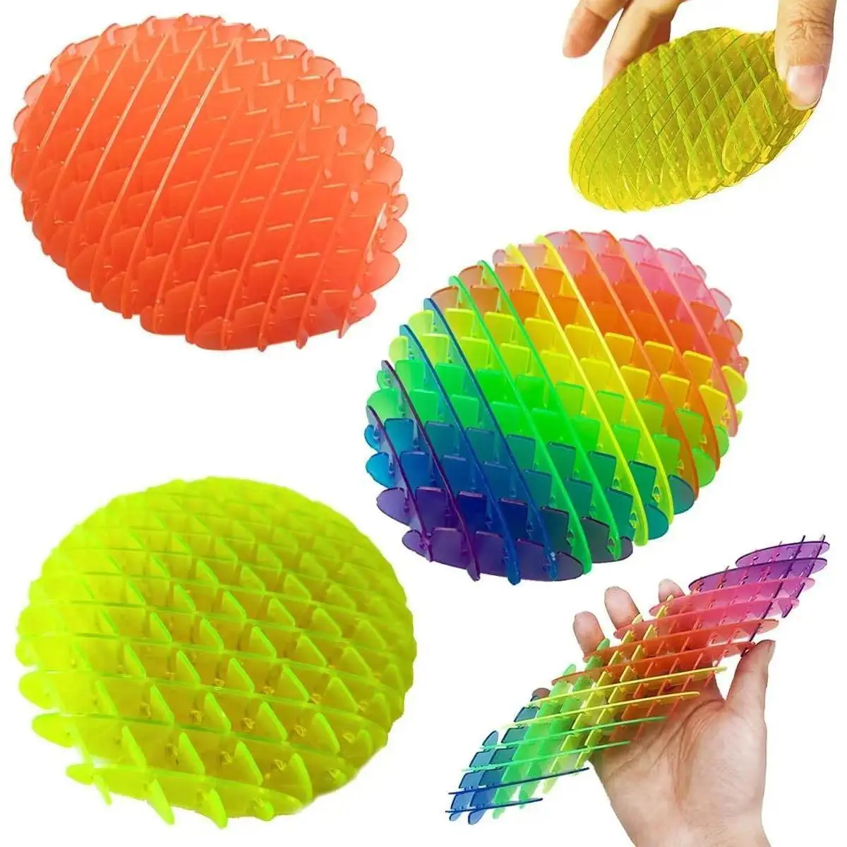 Unisex Mini Fidget Worm Toy - Elastic Mesh Squishy Sensory Fidgets, Portable Telescopic Slug Tool for Stress Anxiety Relief & Kids Calming Techniques