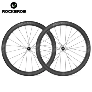 ROCKBROS T700 Carbon Fiber Bike Wheels  50 mm Rim Height 36T Ratchet Centre Lock Disc Brake Wheelset