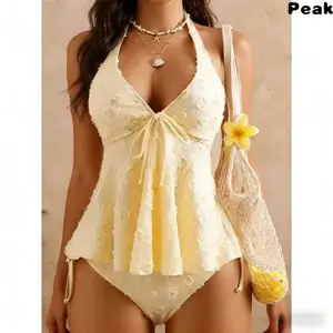 Women's 2026 Trendy Tankini Two-Piece Swimsuit |   Comfortable Stylish Bathing Suit for Summer Beach & Pool Parties