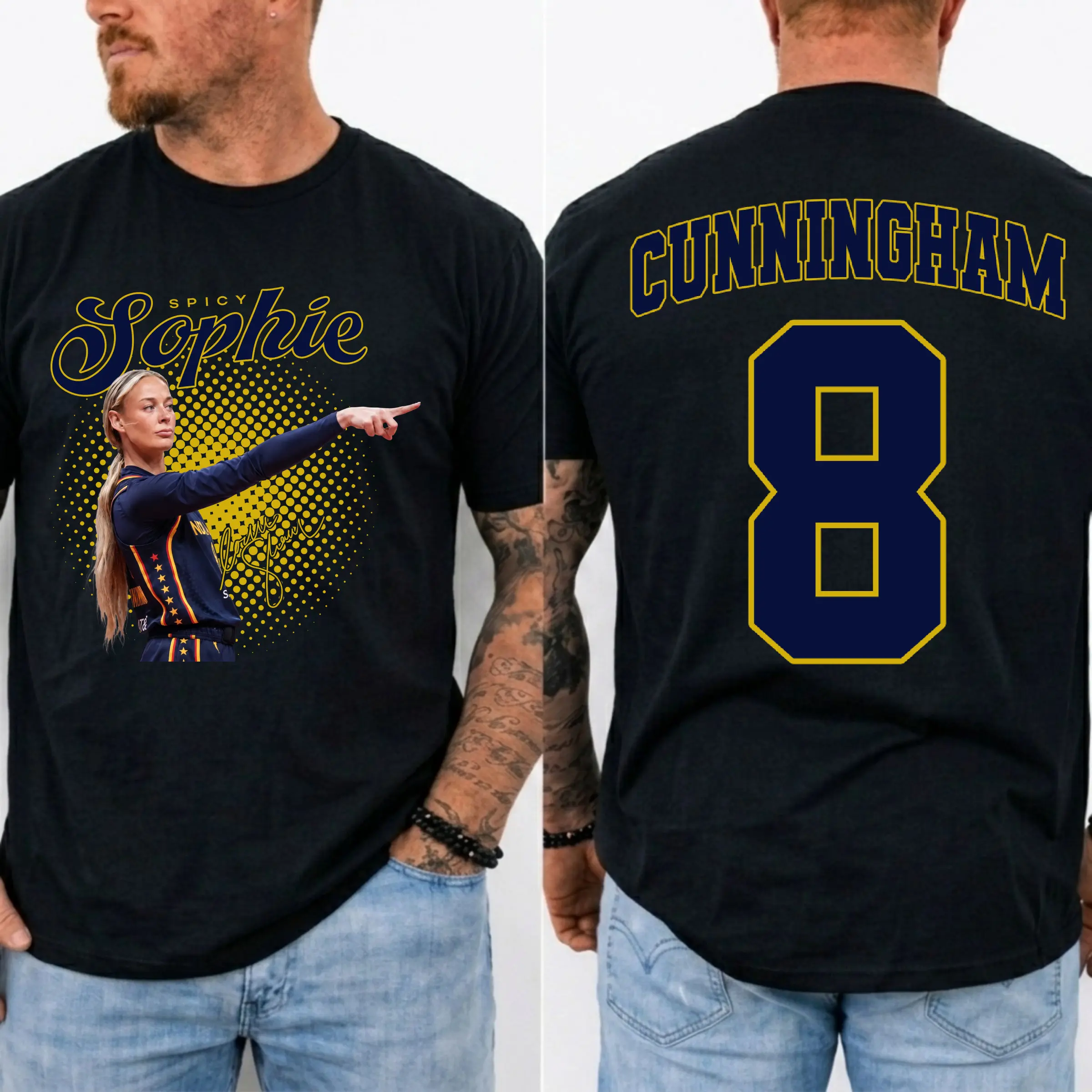 Sophie Cunningham Point Signature Basketball T-Shirt, Vintage Basketball Graphic Tee, Retro Sports Fan Shirt, Unisex Cotton