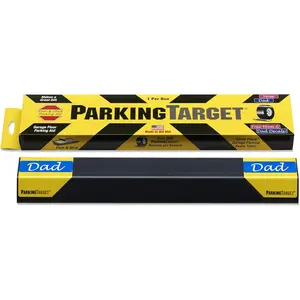 ParkingTarget 16" 1 count U.S.A. Garage Heavy Duty Parking Aid  Stop  Protects  & Walls Stopper Easy Install Peel and Stick Gadget -100 1 Pack, Part - 16"L x 1.25"H