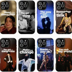 Michael Jackson Iconic Song Phone Case – “Billie Jean,” “Smooth Criminal” phone Cases For iPhone 17 16 15 14 13 12 Promax Pro Plus, hard shell protection ,Unique design,best Gift