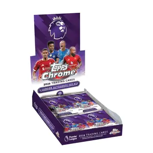 2026 Topps Chrome Premier League EPL Soccer Hobby Box (1 Auto)