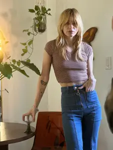 Caddyshack polo in 70's brown FINAL SALE