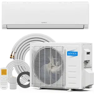 [Professional Installation Required][Ships in 2 Boxes] ROVSUN 24000 BTU Mini Split Air Conditioner with Inverter Technology, 19 SEER, 230V/60Hz, AHRI Certified, Eco-friendly, Washable Air Filter, Quiet Cooler & Heater, Smart Operation