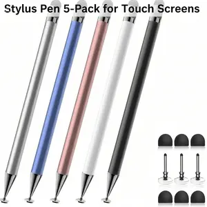 5-Pack High Precision Stylus Pen | Universal Touch Screen Sensitivity Stylus for  Android Tablets Drawing Note-Taking