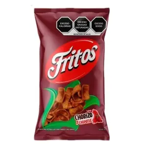 5-Pack Fritos sabor Chorizo y Chipotle big bag Sabritas Mexican chips snacks Crispy Crunchy chilli spicy 170g