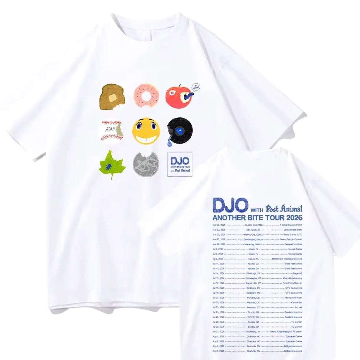 Djo Another Bite Tour 2026 T-Shirt Joe Keery The Crux Graphic Clothing Cotton Summer Round Neck T Shirt Loose Women Men Tees Top 9FY