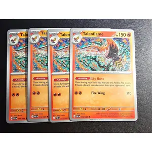 4× Talonflame 014/088 – Stage 2 Fire – PFL – NM Playset
