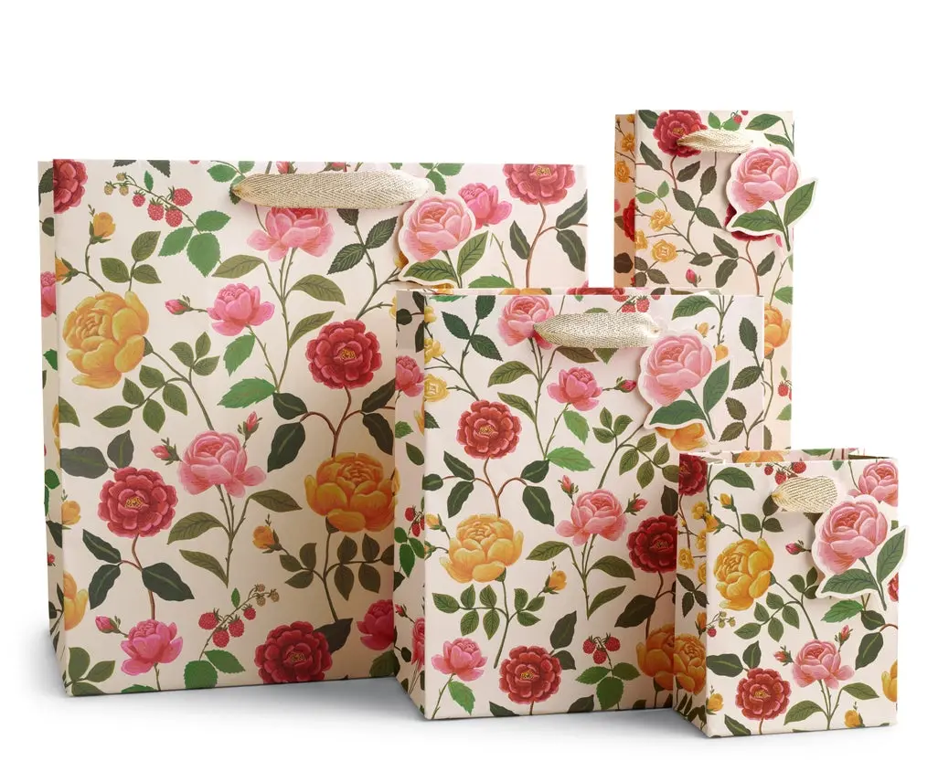 {Rifle Paper Co.} Printed Gift Bag :: Roses