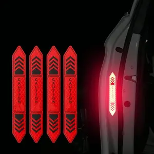 Car Door Opening Warning Sticker, Car Door Reflective Stickers, Car Exterior Decoration Stickers, Universal Car Accessories for Night Driving, Automotive Vehicle Decal, Car Decorative Sticker, Decal for Cars