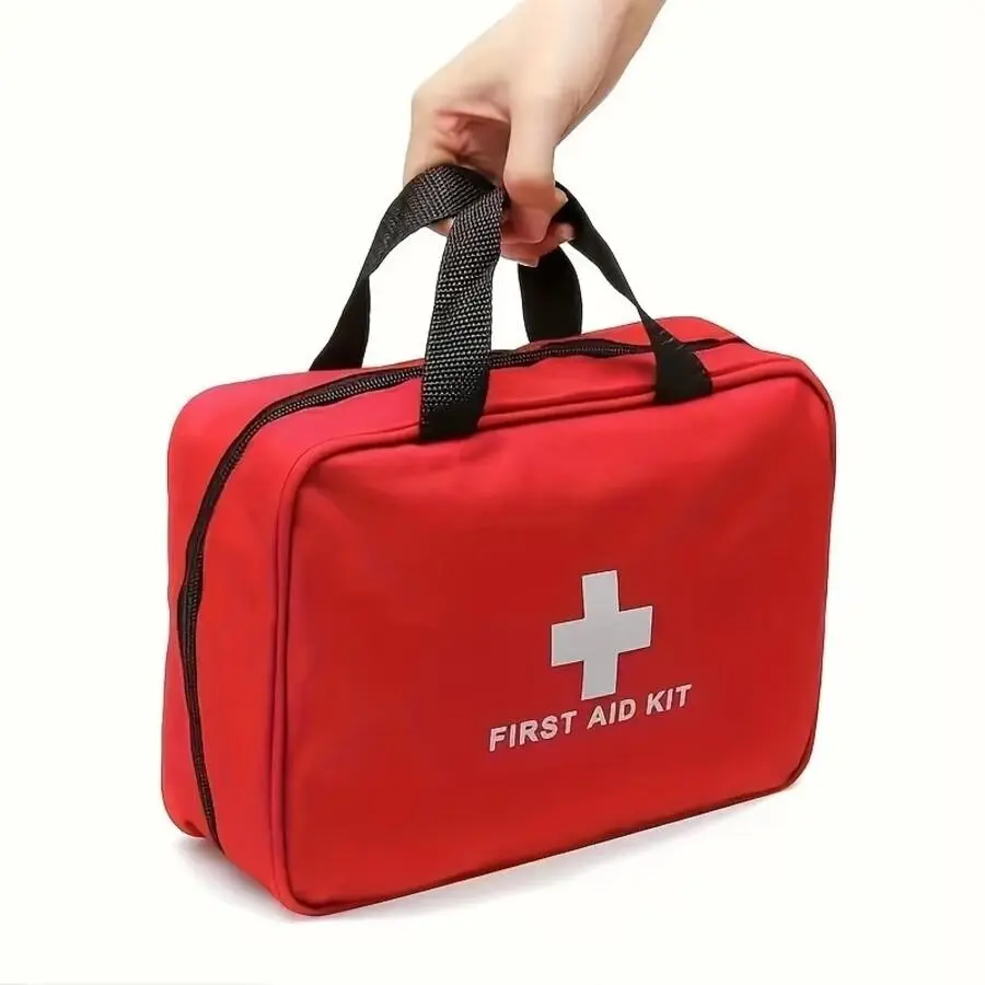Portable Medical Storage Bag, 1 Count. Large Capacity Multifunctional Medical Bag, Emergency Bag for Camping, Travel, Home