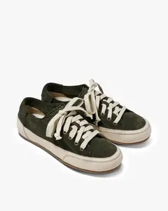 beek SANDPIPER Ivy Sneakers - Round Toe, Laces Closure, All Seasons, Soft Leather/Suede Upper, Comfort Insole, Durable Rubber Outsole, Boy's Casual Athletic Shoes