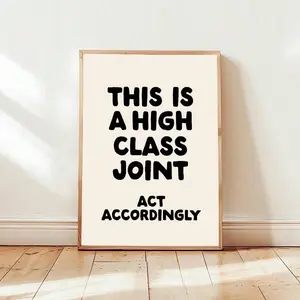 1pc High-End Collaboration Inspirational Wall Art, Neutral Tones, Cool Canvas Print Painting, Typography Poster Design, Collegiate Style Decor, Suitable For Bedroom, Living Room, Apartment Wall Decoration, Gift For Her