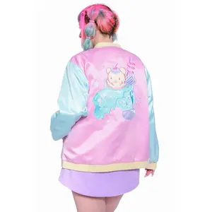 Pastel Kawaii - Stardust Soda Varsity Jacket
