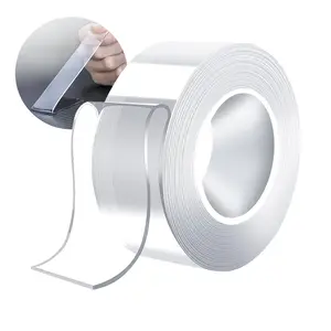 LOZLIN Double Sided Tape Heavy Duty 9.85FT Nano Adhesive Tape Clear Mounting Strips for Picture Hanging Precise Length & Heavy Duty Construction excellent gift for Christmas and New Year.