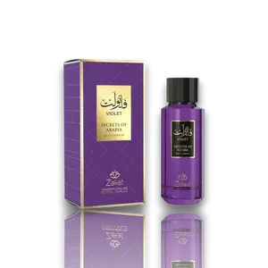 Zakat Parfums | Secrets of Arabia | Violet | Unisex Fragrance | 100 ML 3.4 OZ | Eau De Parfum | Pear - Litchi & Red Apple
