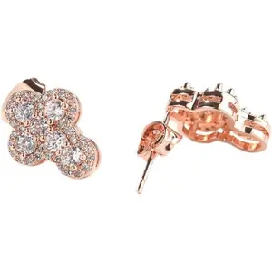 Unisex Cross Earrings, Hypoallergenic Stud Earrings, Fashion Tiny Cross & Cloud Shape Earrings, Y2K Sparkling CZ Diamond Jewelry, Delicate Christian Jewelry Gift for Men & Women