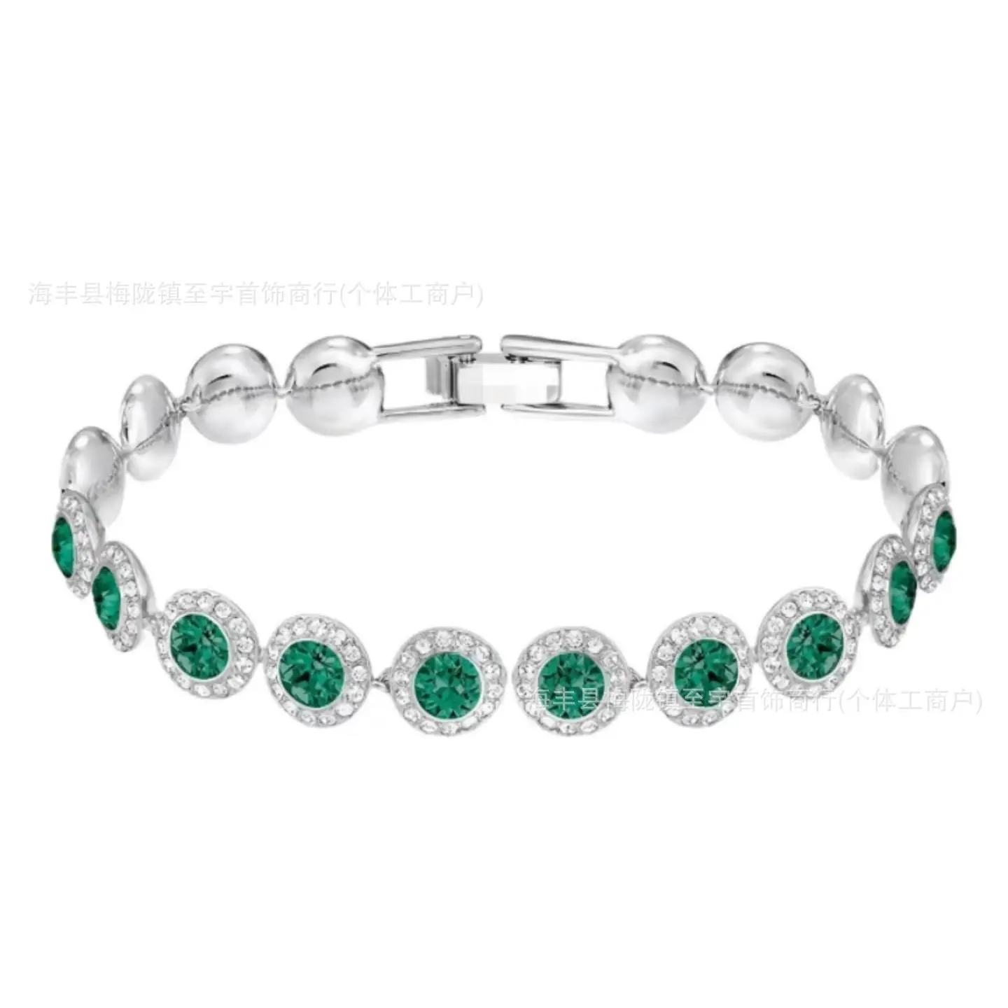 Green Crystal Roman Bracelet