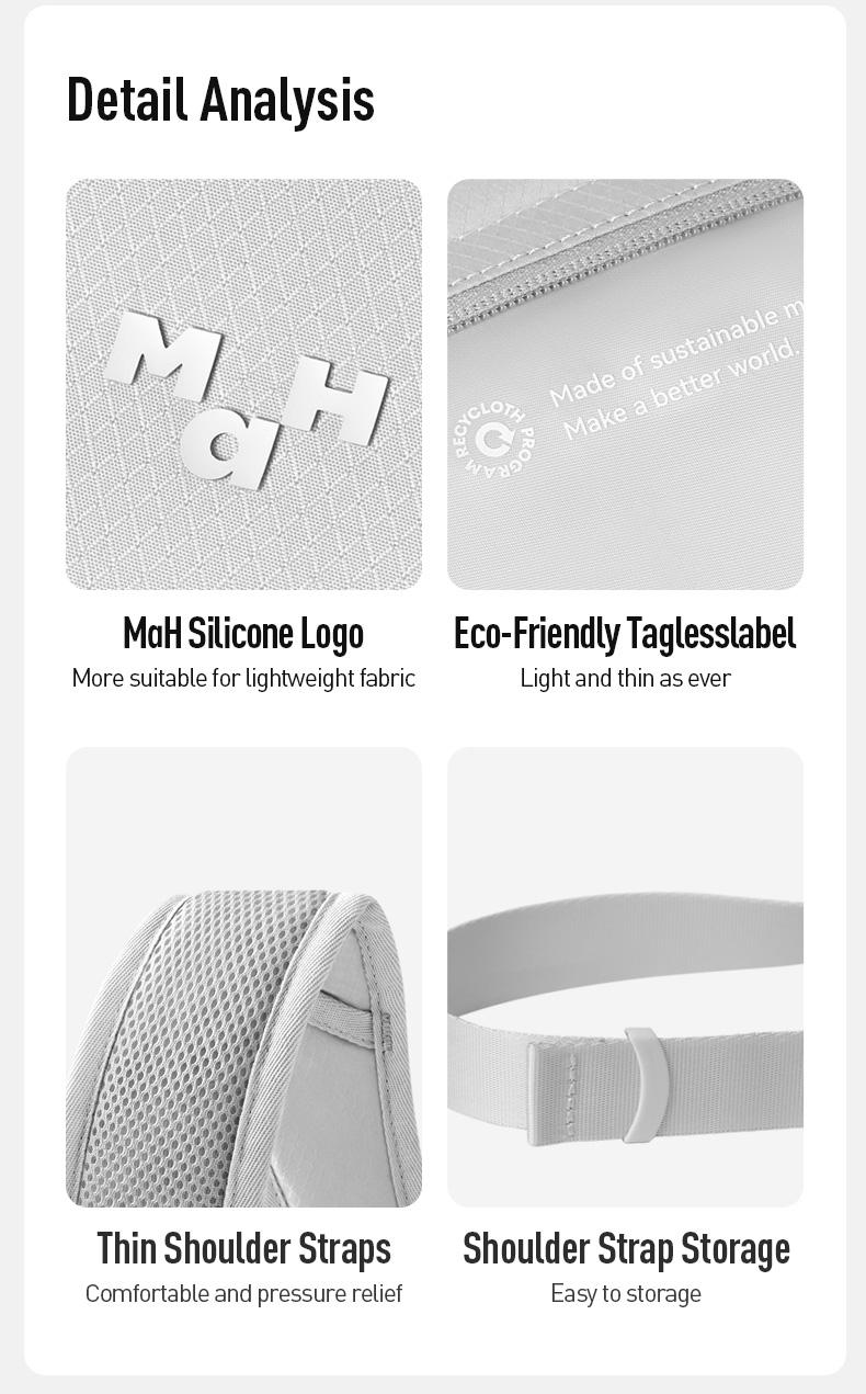 MAH 2966 Airy Travel At Ease 550g Only Flexible And Foldable Backpack