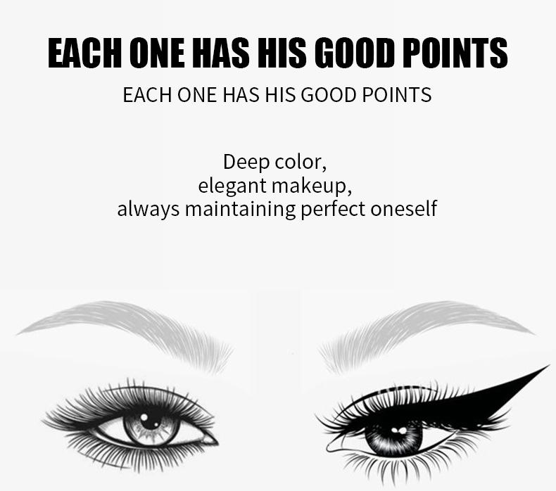 [YANQINA] Long-lasting eyeliner -lightweight, waterproof,vegan,cruelty-free,24-hour smooth application,ultra- creamy andsilky smooth texture.