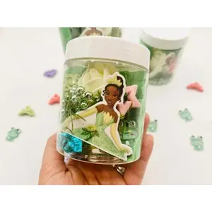 Princess Tiana Playdough Jar