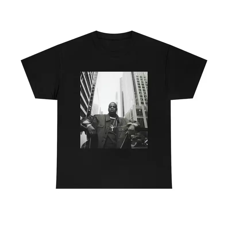 【100% Cotton】Jay-Z T-shirt |   90's Hip Hop Clothing |   Unisex |   Classic Fit |   Adult Size |   Rapper Tee |   Old School Rap |   Streetwear |   Hip Hop Gifts