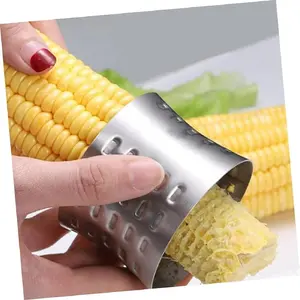 Silvercorn Premium Stainless Steel Corn Thresher Stripper & Peeler - Magic Corn On The Cob Removal Tool