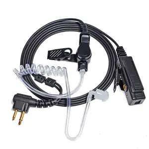 Two-Way Radio Earpiece  with PTT, Walkie Talkie Headset with Swivel Boom Microphone,Acoustic Coil Tube Headset Compatible with Motorola 2 Way Radio CLS1110 RDM2070d CP200 CP200d CLS1410 CLS1413 CLS1450 Radio for Police Security and Law Enforcement Use