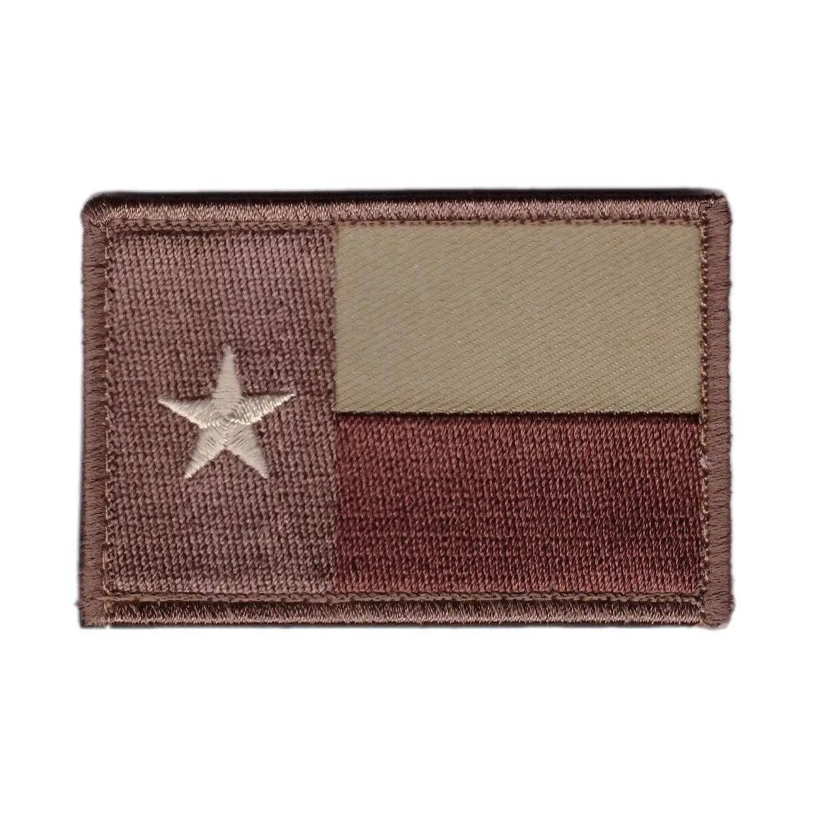 Texas State Flag Embroidered Patch [3.0 X 2.0 inch -“Hook ” Fastener -TX15]
