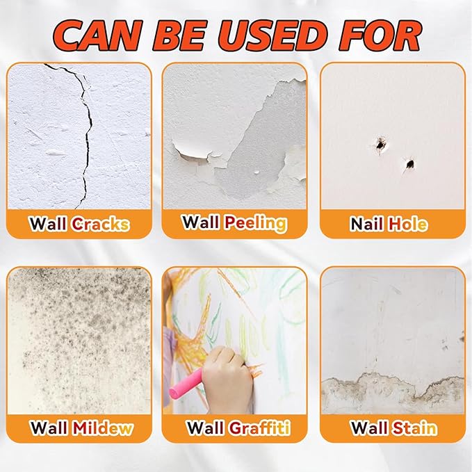 Multi-Purpose Roller Paint Latex Coating | Wall Furniture Renovation | High Coverage Odorless | DIY Easy Application | US Stock