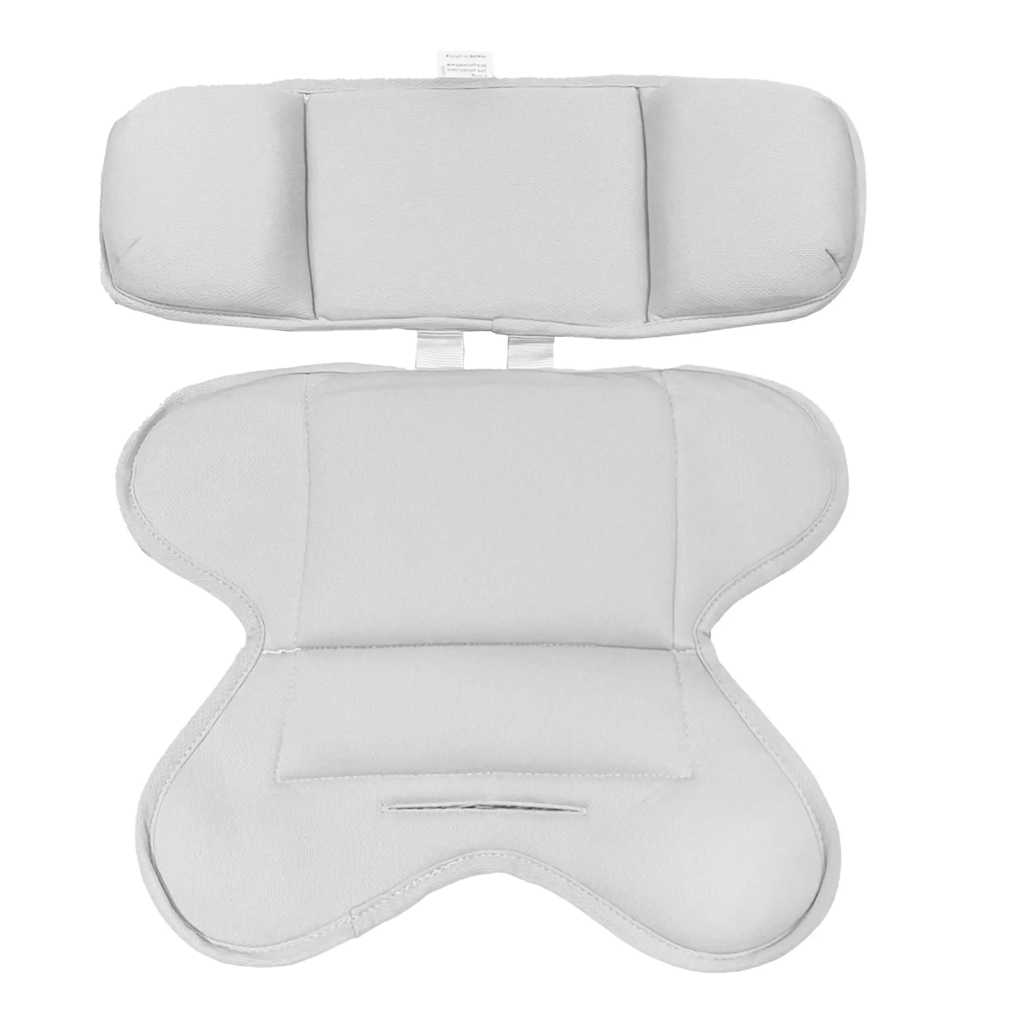 Baby Car Seat Insert - Newborn Infant Head & Neck Support Pillow for Comfort and Safety - Convertible Travel Padding Compatible with Doona Car Seat Stroller - Machine Washable Cushion - Grey