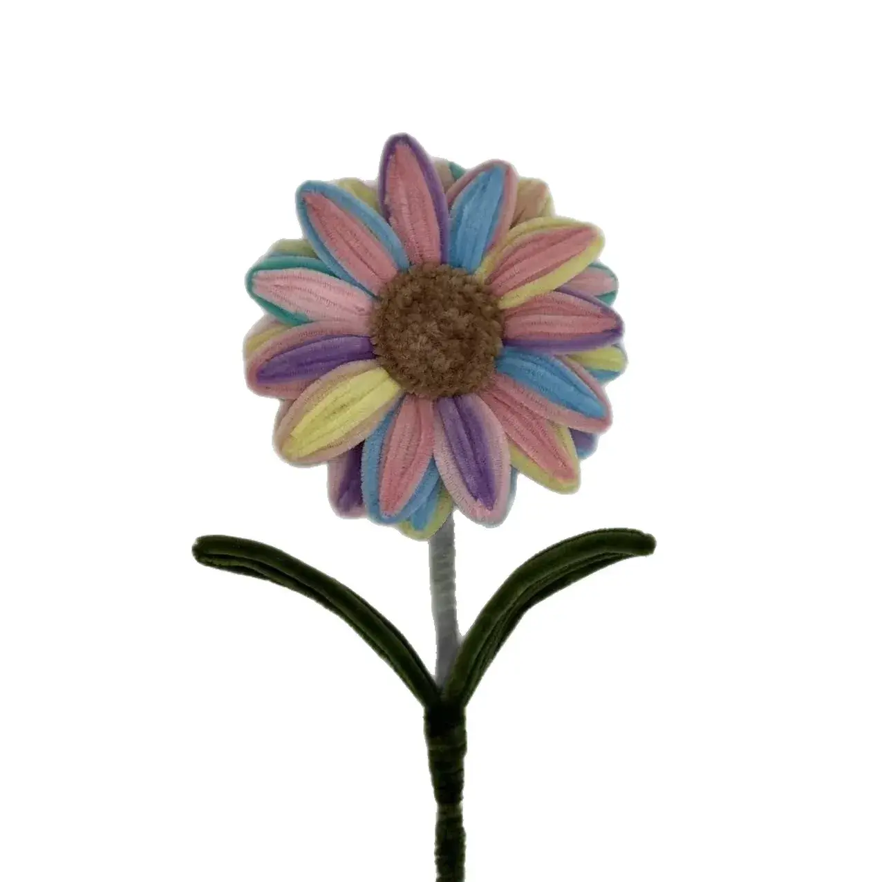 Handmade Twisted Flower Stick Simulation Sunflower Finished Bouquet Living Room Desk Decoration Sunflower Daily Flowers