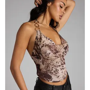 Out In The Wild Leopard Crop Top