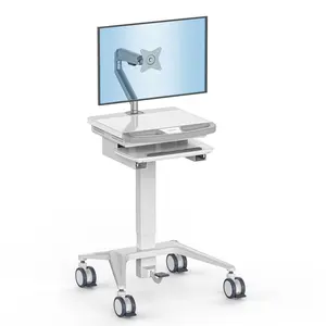 MedHub Mobile Workstation with Monitor Arm