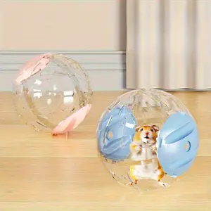 2pcs Hamster Exercise Wheel - Open Cab design Hamster car, Transparent Running Wheel with Small Pets - Safe, Space-Saving Small Pet Fitness Gear