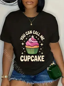 100% Cotton Best Cupcake Costume for Men Women Girl Baking Cupcake Lover T-Shirt