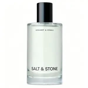 Salt & Stone Bergamot & Hinoki Hair & Body Mist 3.4 fl oz 100ml, Skincare Infused Unisex Fragrance Spray, Hydrating Scent Enriched with Glycerin & Red Algae, Vegan Cruelty-Free Fresh Calming Daily Scent for Men and Women