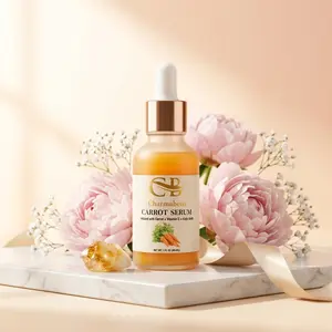 Charmabens Carrot Glow Serum – Brightening Face Oil with Vitamin C Inspired Formula | Hydrating & Radiant Skin Care (30ml)