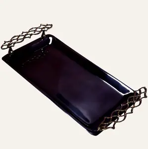 Elegant Haven – Modern Decorative Counter Accent Handmade Bathroom Vanity Tray