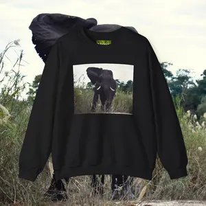 MOSS, Defiant Elephant: Unisex Heavy Blend™ Crewneck Sweatshirt