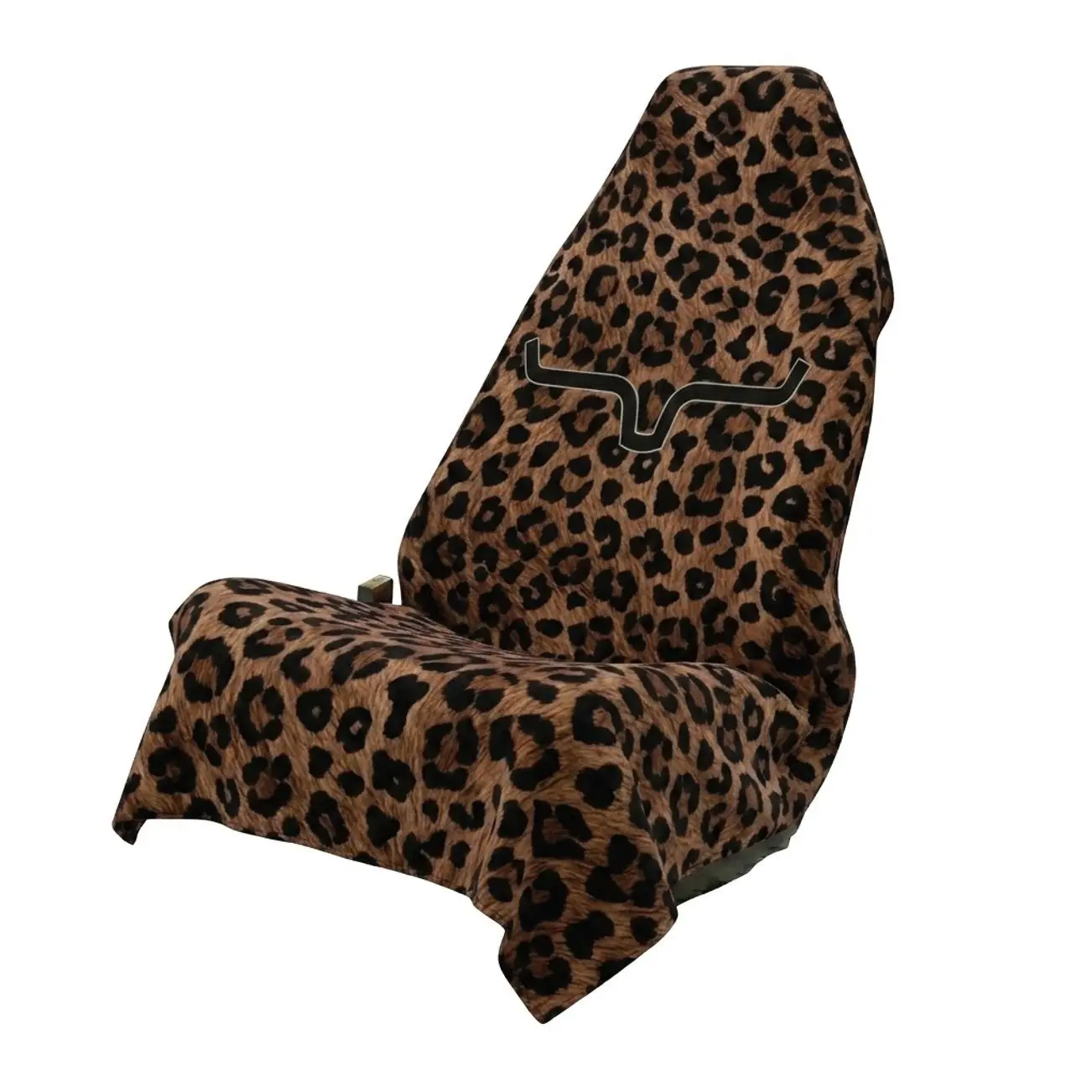 Kimes Ranch Leopard Car Seat Cover Towel, Western Animal Print Seat Protector, Waterproof Sweat Towel, Country Truck Accessories