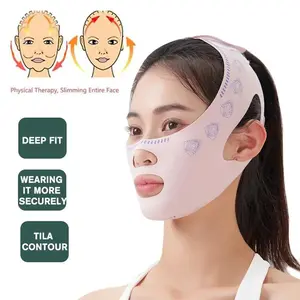 Chin Cheek Slimming Bandage V Shaper V Line Lifting Mask Face Lifting Anti Wrinkle Strap Band Sleeping Mask Beauty Health Facial Daily