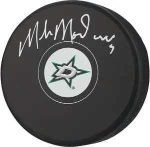 Mike Modano Dallas Stars Autographed Hockey Puck - Fanatics Authentic Certified