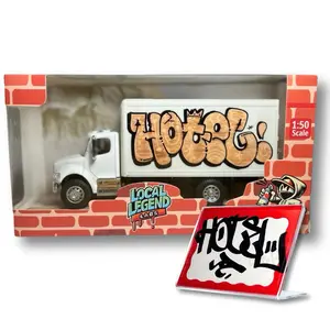 Hotel Box Truck Rc Model Car Framed Sticker