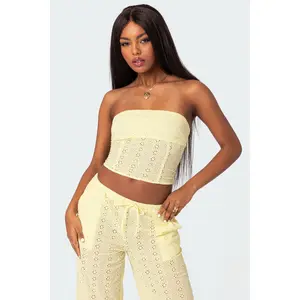 Lemon Lacey Cotton Corset