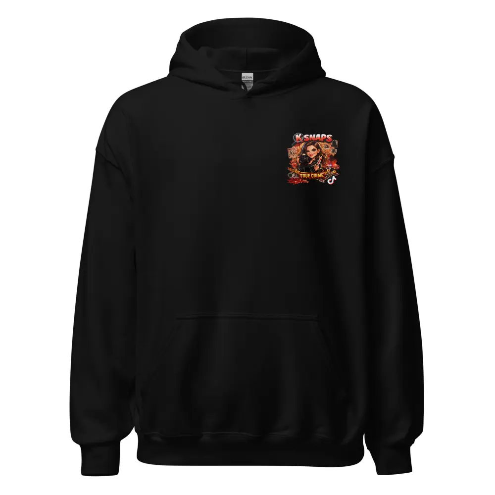 Unisex Hoodie Snaps with back true crime