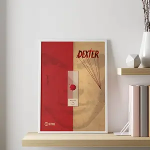 Dexter poster | Minimalist TV show wall art print