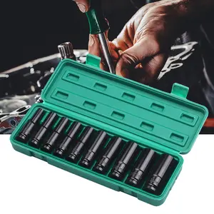 10-piece electric connector set, with a portable storage case, made of carbon steel, suitable for automobile maintenance, industrial and household use
