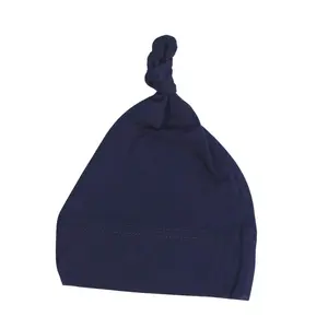 Midnight Blue Knot Hat